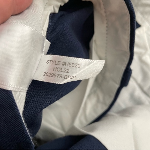 J. Crew Factory Men’s 9” Flex Chino Short Navy Size 33 New - Picture 5 of 7